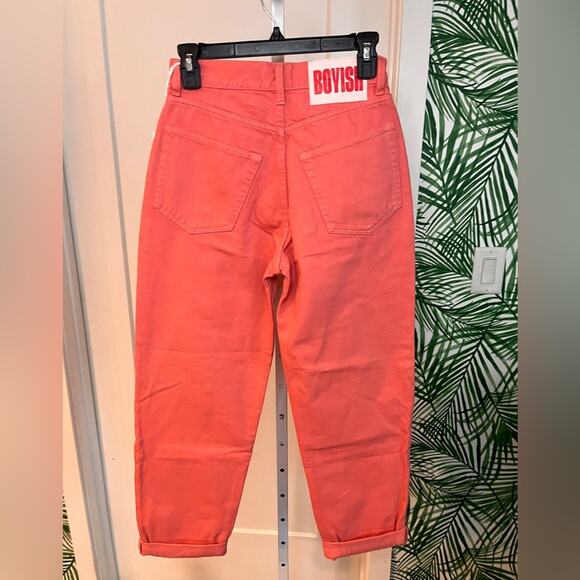 Boyish The Toby Jeans in Pretty in Pink Size Size 26 NWT - Picture 5 of 11